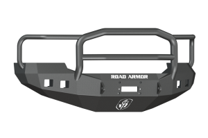 Ford F-250 Front Bumper - Road Armor - Stealth Winch w/Lonestar Guard - Tex Blk - `05-`07